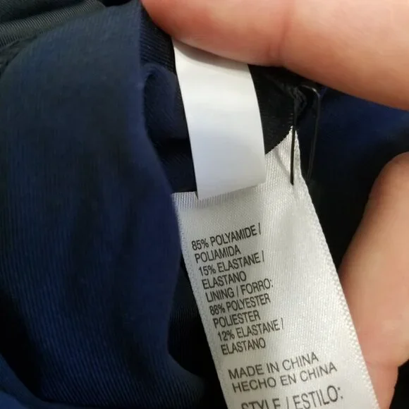 NWT Gianni Bini Black Ruffle Padded One Piece Swimsuit Size L